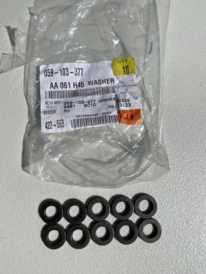Cylinder head bolt Washer Set M12 059-103-377 | eBay