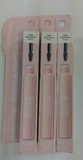 COVERGIRL CLEAN FRESH BROW ENHANCER GEL WAX 100 CLEAR 0.18 OZ LOT OF 3