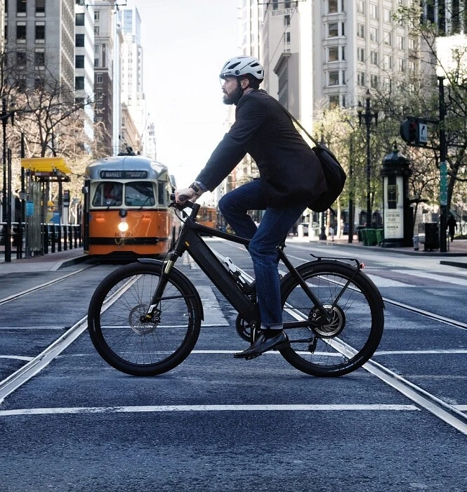 Casco de Bicicleta Bicicleta Eléctrica ABUS Pedelec 2.0 ACE Blanco Perla L 56 a 62 CM Foto 2 de 4