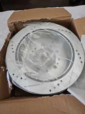 Power Stop JBR-1355XL&R-Evolution Drilled & Slotted Rotors-TOYOTA-LEXUS REAR SHD