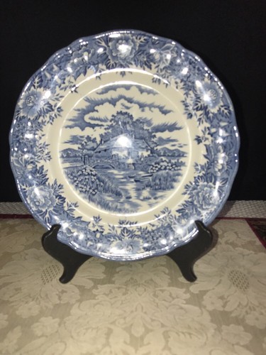 Salem China Co English Village von Old Staffordshire 10" Essteller - Bild 10 von 12