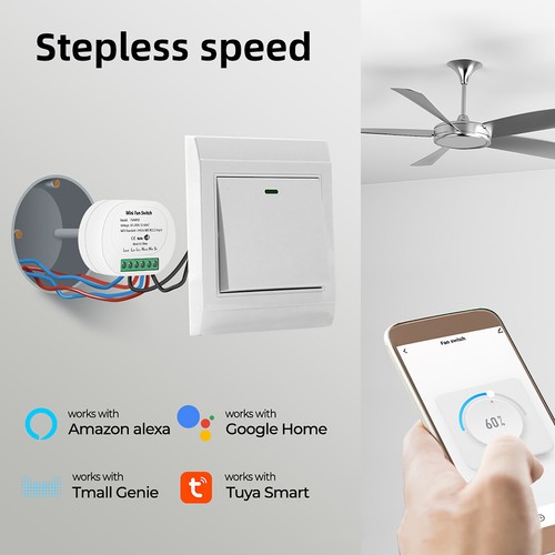 Smart Fan Switch Ceiling Fan APP Remote 