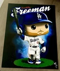 Los Angeles Dodgers Freddie Freeman MLB 2024 Worl Series funko Style print