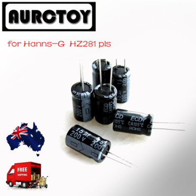 HannsG HG281D Capacitor Repair Kit Includes Soldering Iron