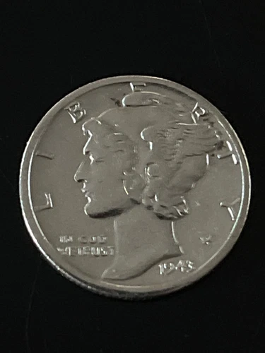 USA 1943 D Mercury Silver Dime Gem BU Uncirculated Condition Denver Mint #1003