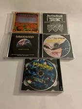 6 HAWKWIND CDS- 1ST ALBUM, UNDISCLOSED FILES ADDENDUM, WELCOME TO THE FUTURE + 3