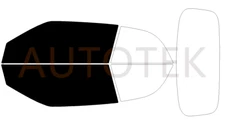 PreCut Film Front Two Door Windows Tint For Saab 93 Convertible 2008-2011