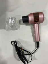 Hair Dryer,Hair Blow Dryer and Nozzle,1875W Professional Pink