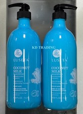  2-Pk LUSETA  COCONUT MILK  OIL SHAMPOO Nourishing Moisturizing for Dry Hair