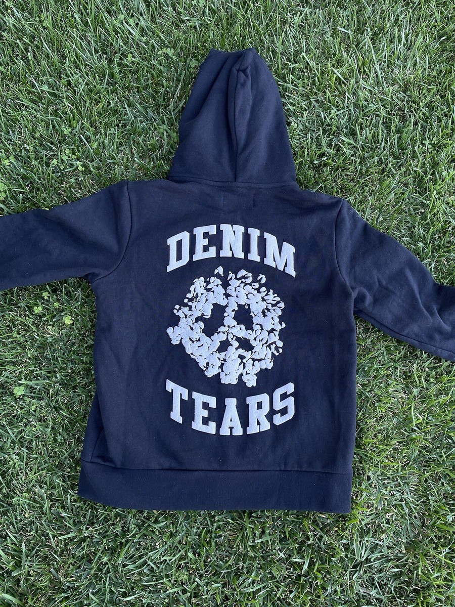 Denim Tears ★【ジップアップ フーディ】Cee-Lo NY Zip Hoodie Denim Tears: Men's Cee-Lo Ny Zip Hoodie (Black) | DSMNY E-SHOP