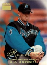 1999 Skybox Premium #246 A.J. Burnett Rookie Florida Marlins RC