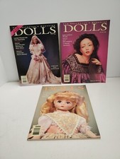 Lot of 3 DOLLS The Collector's Magazines 1994 April,October,  November