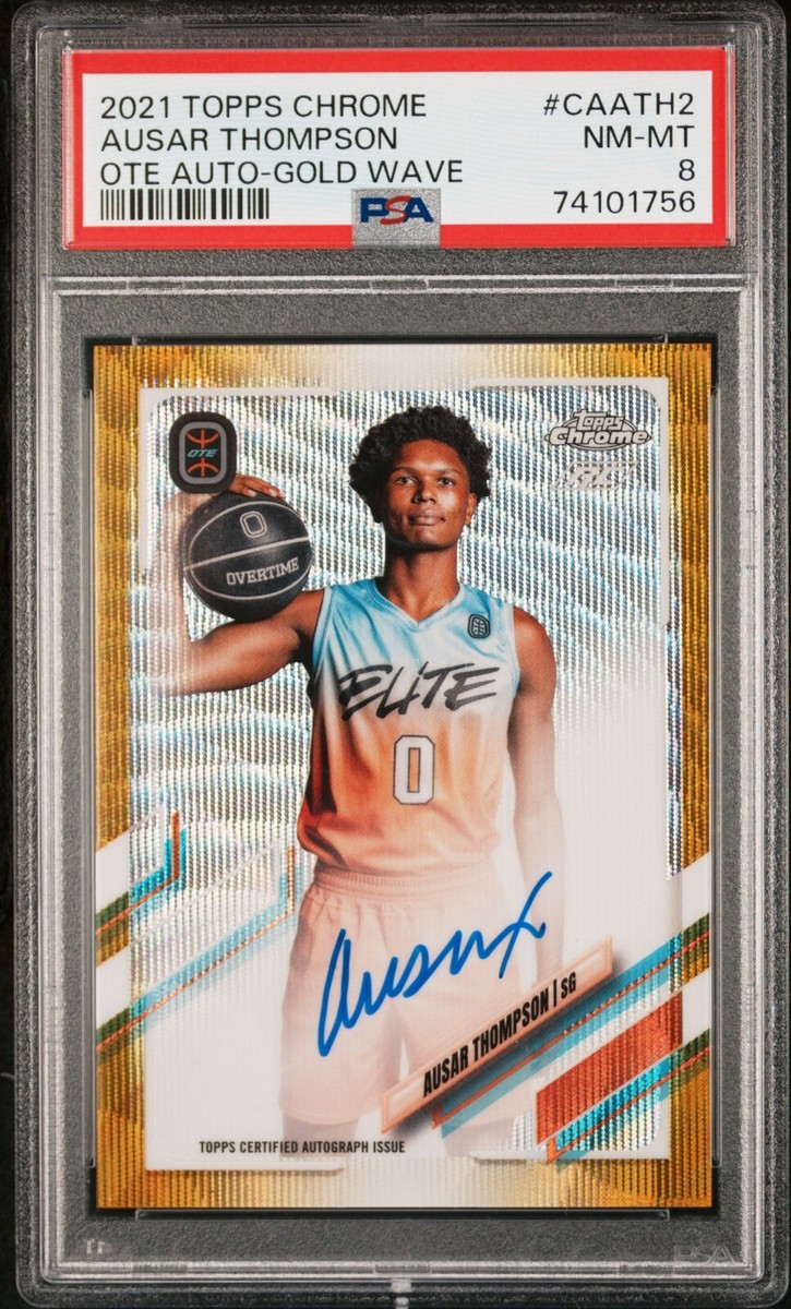 Gold Ref ◇/50 RC Auto Ausar Thompson やすし NBA