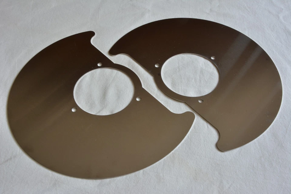 PAR de placas de cubierta de protector contra polvo de freno para VW Volkswagen T3 Bus Transporter Vanagon* Foto 3 de 4