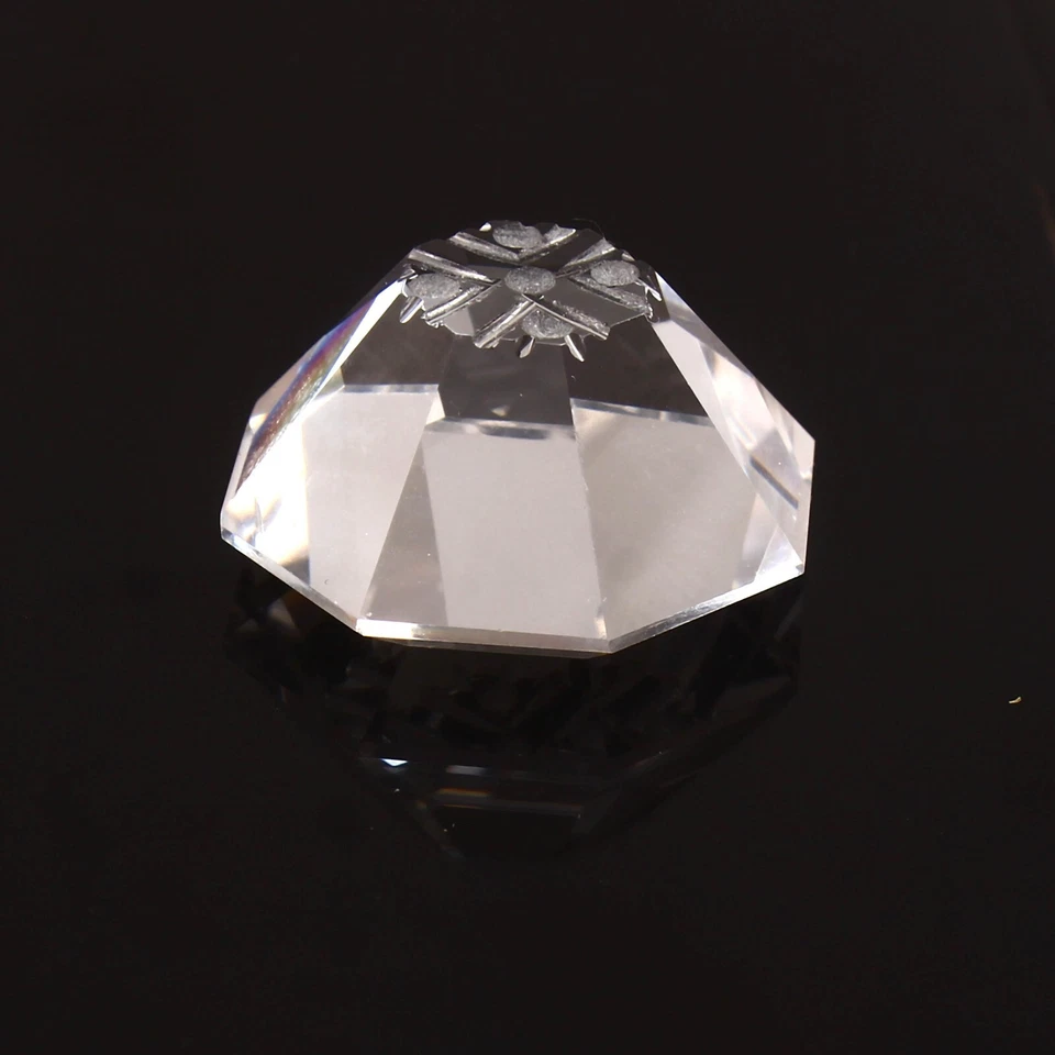 Zafiro blanco natural de Ceilán 24 mm 62,90 quilates talla octágono tallado piedra preciosa suelta Foto 4 de 4