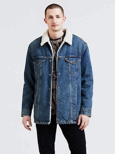 LEVIS Jacket S LONG SHERPA TRUCKER 