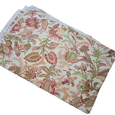 RICHLOOM WICKLOJS PASSION PINK JACOBEAN FLORAL VINE FABRIC 1.95 YARDs 54"W
