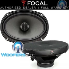FOCAL P690CV 6"X9" POLYGLASS 80W RMS ROTATING ALUMINUM TWEETERS COAXIAL SPEAKERS