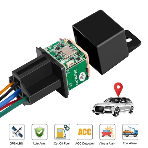 Mini GPS Tracker Realtime Track Vibrate Overspeed Alert MV730 Relay Car Locator