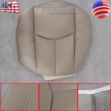 For 2003-2006 Chevy Silverado Avalanche Front Left Driver Bottom Seat Cover Tan