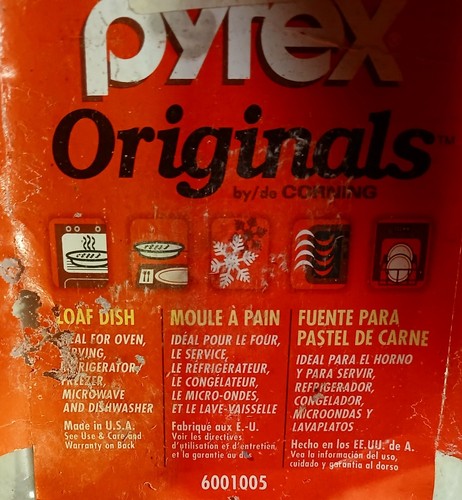 NOS Vintage PYREX Originals 213 Clear Loaf Pan 1.5 QT. 1.5 LT. USA 4.5 x 8.5 NOS - Picture 2 of 7