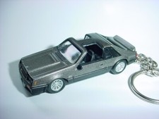 HOT 3D 1982 FORD MUSTANG GT CUSTOM KEYCHAIN key keyring 1/64 Johnny Lightning