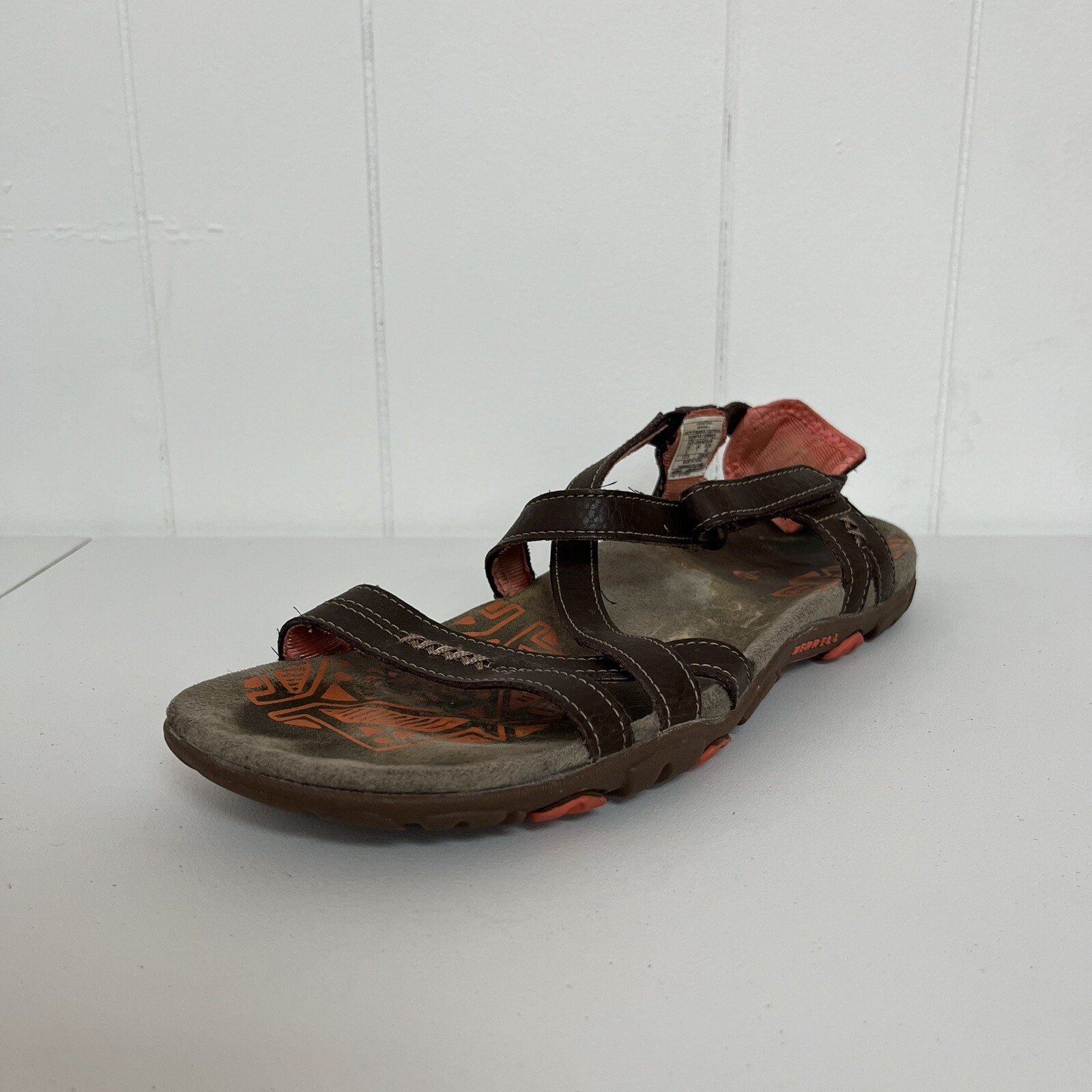 Sandali Merrell in pelle marrone cacao corallo J289634C donna taglia 9