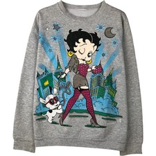 Used 90'S Betty Boop character sweatshirt women's size M equivalent vintage