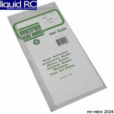 Evergreen Scale Models 9020 White Sheet .020 X 6 X 12 (3)