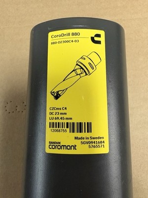 Sandvik Coromant CoroDrill 880-D2300C4-03 Drill 23mm Metalworking Tool