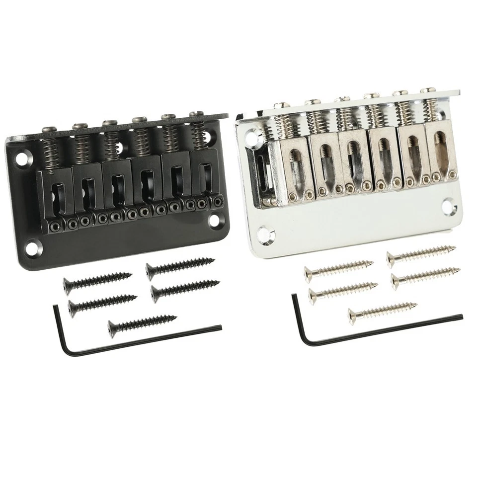 Guitare électrique Hardtail Bridge utile en alliage de zinc 3,07 * 1,7 pouces 6 - Photo 2/4