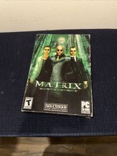 The Matrix Online PC Game 2005 Sealed Factory Packaging Rare Collectible
