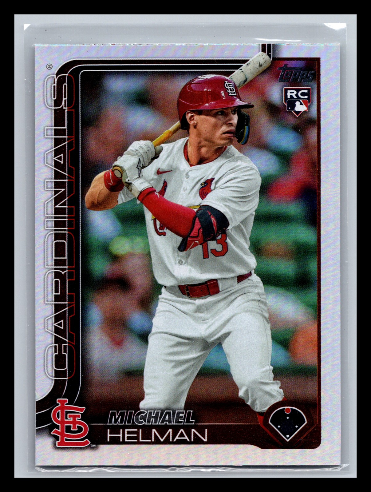 Michael Helman Rookie St. Louis Cardinals 2025 Topps #418 Rainbow Foil