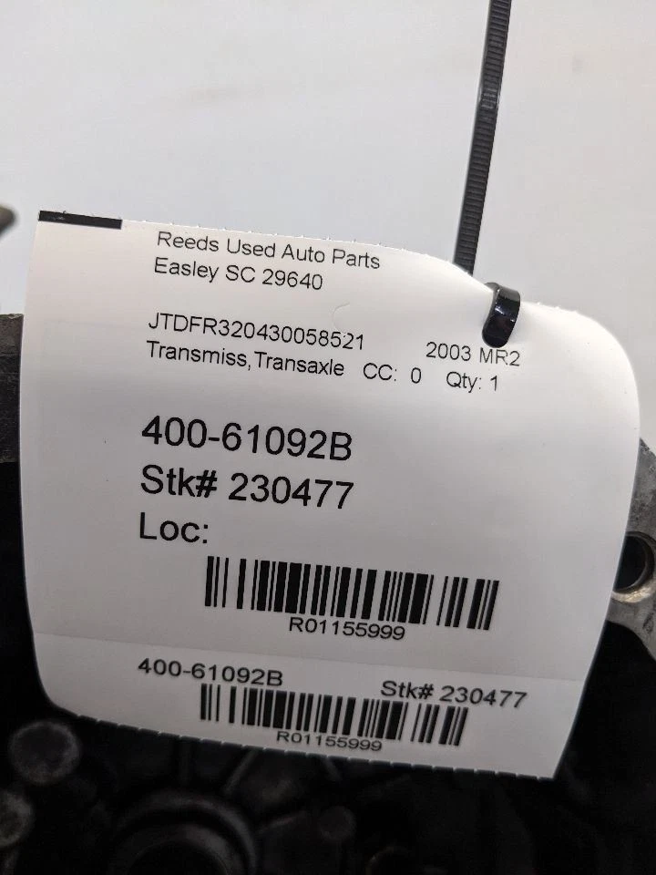 Transmisión manual 5 velocidades sin bloqueo diferencial compatible con 00-05 MR2 1155999 Foto 2 de 4