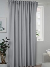 Ikea BENGTA 1 Gardinenschal Verdunkelung Vorhang 210x300 grau 405.129.99 Neu