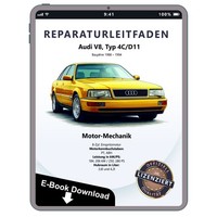 Audi V8 4C 1988-1994 Benzinmotor 250-280 Ps Mechanik Reparaturleitfaden Ebook
