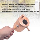 Beeswax Melting Pot Flameless Storage Melting Non Stick Tools DIY for Candle