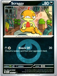 Scraggy (Energy Symbol Pattern) 134/217 Ascended Heroes Reverse Holo