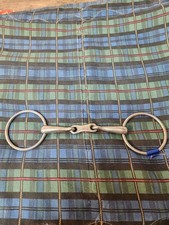 5 1/2 INCH FRENCH LINK O RING SNAFFLE