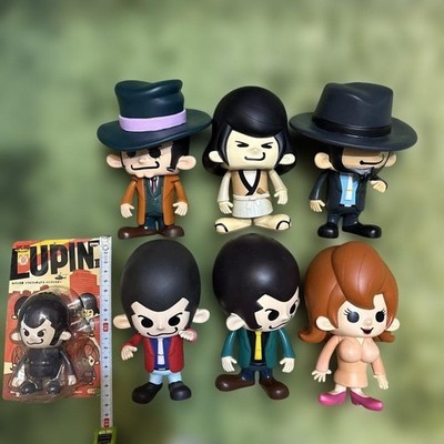 Lupine the Third Action Figures Set of 7 Original Box Used Collectible