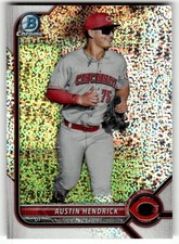 2022 Bowman Austin Hendrick Chrome Prospects Speckle Refractors #/299 #BCP-33