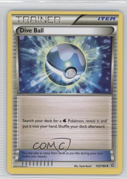 Dive Ball Pokémon XY Primal Clash #125
