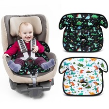 2 Pack Dinosaur Car Seat Protector for Potty Training Waterproof Piddle Pad Cove