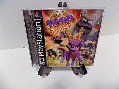Spyro 3-Year of the Dragon CIB good shape black label tested PS1 Playstation
