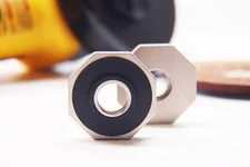 Magic Flange Nut – Angle Grinder Quick Release Lock Nut, 5/8-11 Silver 