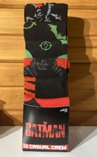 MENS THE Batman Bioworld 6 PAIR CASUAL CREW SOCKS Shoe Sz 8-12 New