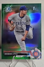 2017 Bowman Chrome Draft Brendon Little Green Refractor RC 1st Rookie #'d 75/99
