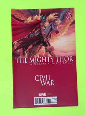 Mighty Thor #6b Vol. 2 2016 Marvel Comics Variant 7.0 Comic Book M94-159