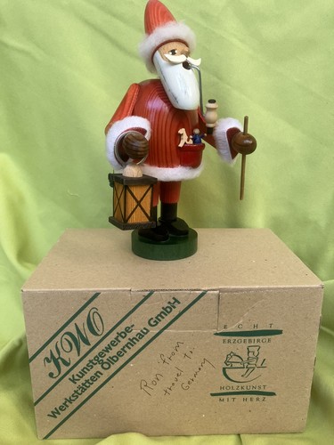 German Rauchermann Smoking SANTA CLAUSE w/Box