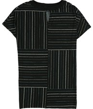 American Living Womens Printed Midi Dress, Black, 8